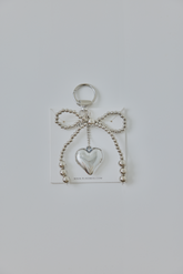 Chrome Heart Bow Bag Charm